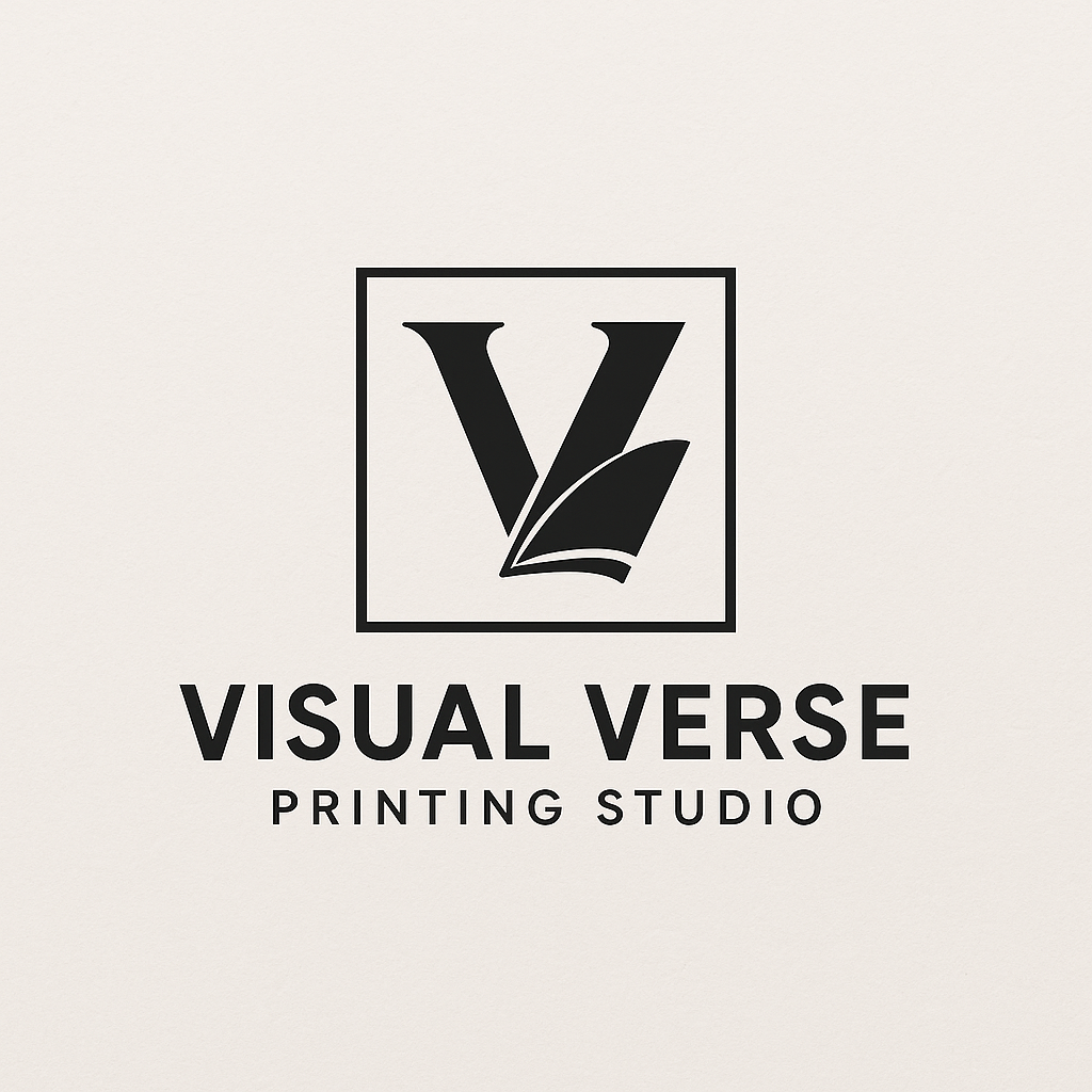 Visual Verse Printing Studio Logo